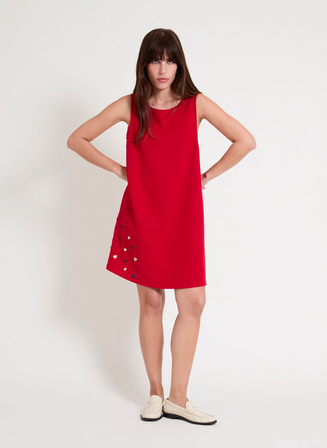 naf naf Robe Sabrine Rouge