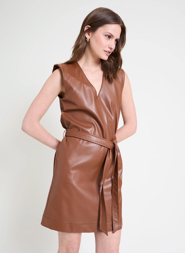Naf Naf Robe Sina Marron