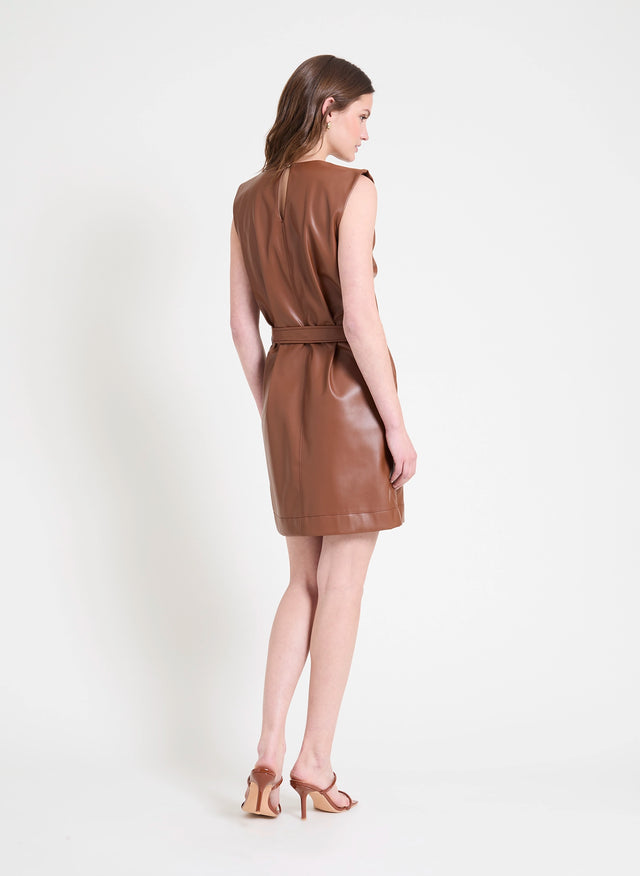 Naf Naf Robe Sina Marron