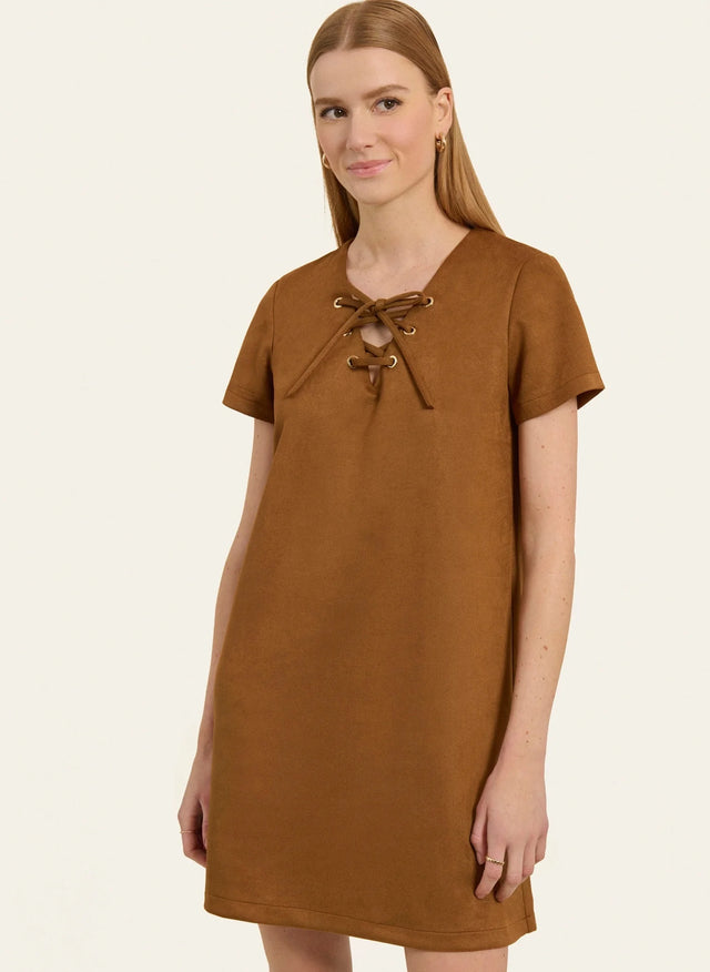 Naf Naf Robe Western Camel