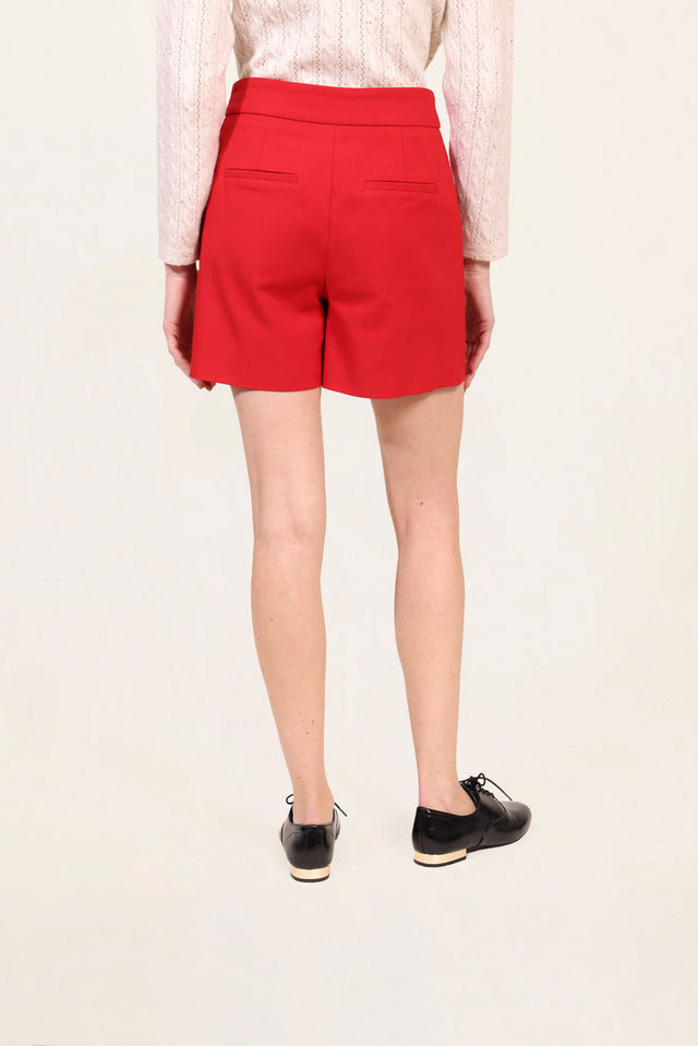Naf Naf Short Ercilla Rouge Moulin