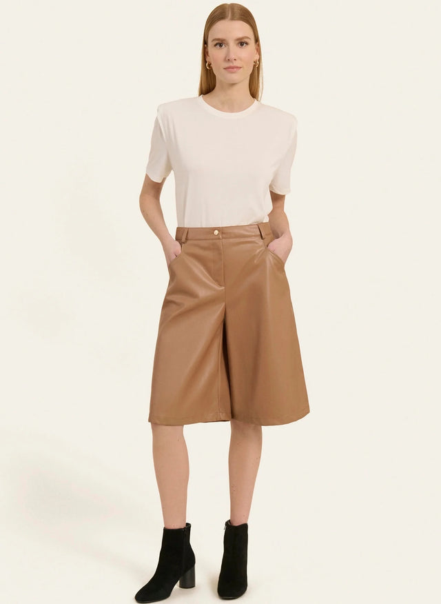 naf naf Short Tea Beige Fonce