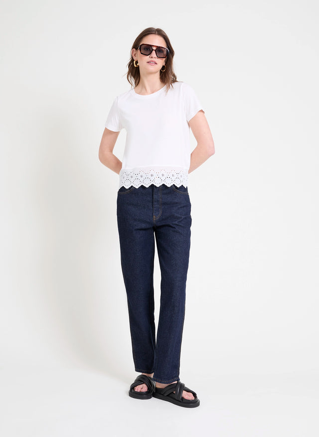 Naf Naf T-shirt Alex Ecru