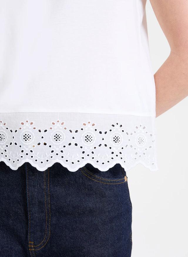 Naf Naf T-shirt Alex Ecru