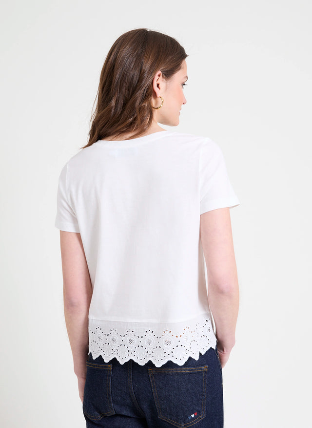 Naf Naf T-shirt Alex Ecru