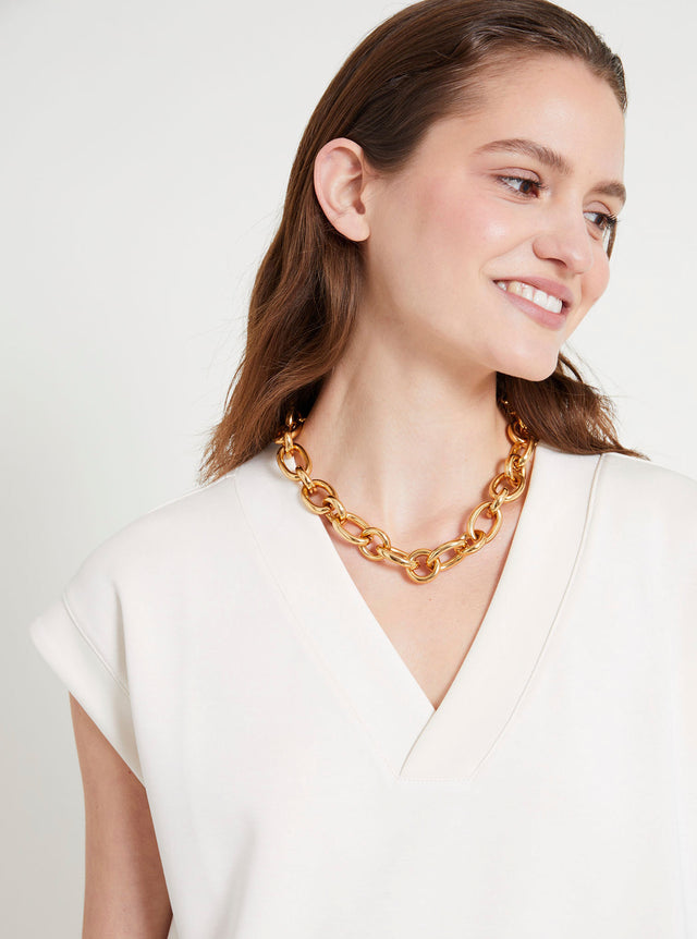 Naf Naf T-shirt Aline Ecru