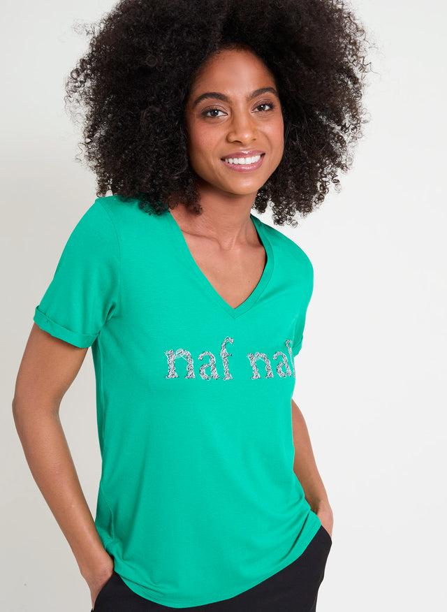 naf naf T-shirt Amora Vert Clair