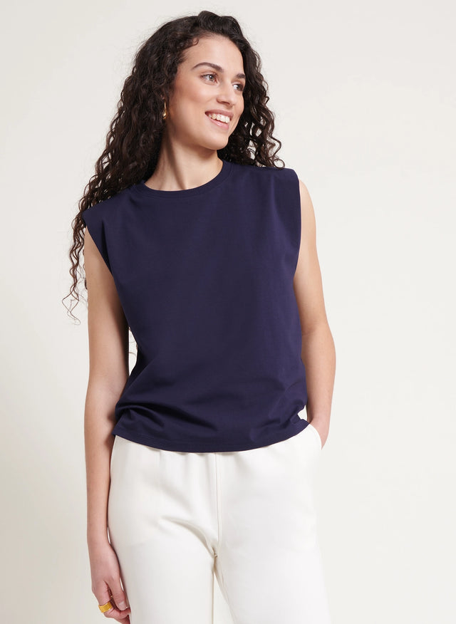 Naf Naf T-shirt Anisa Bleu Marine