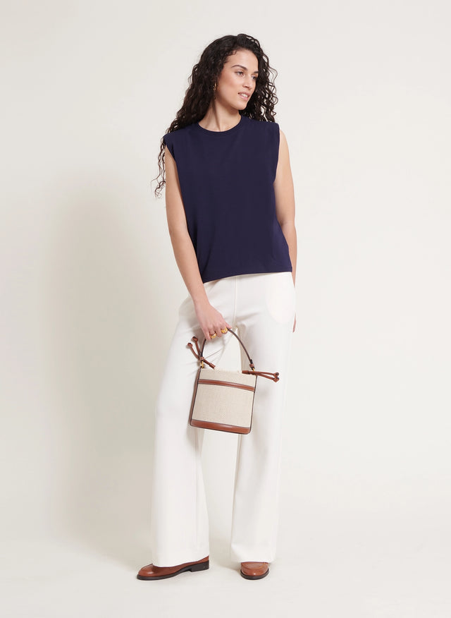 Naf Naf T-shirt Anisa Bleu Marine