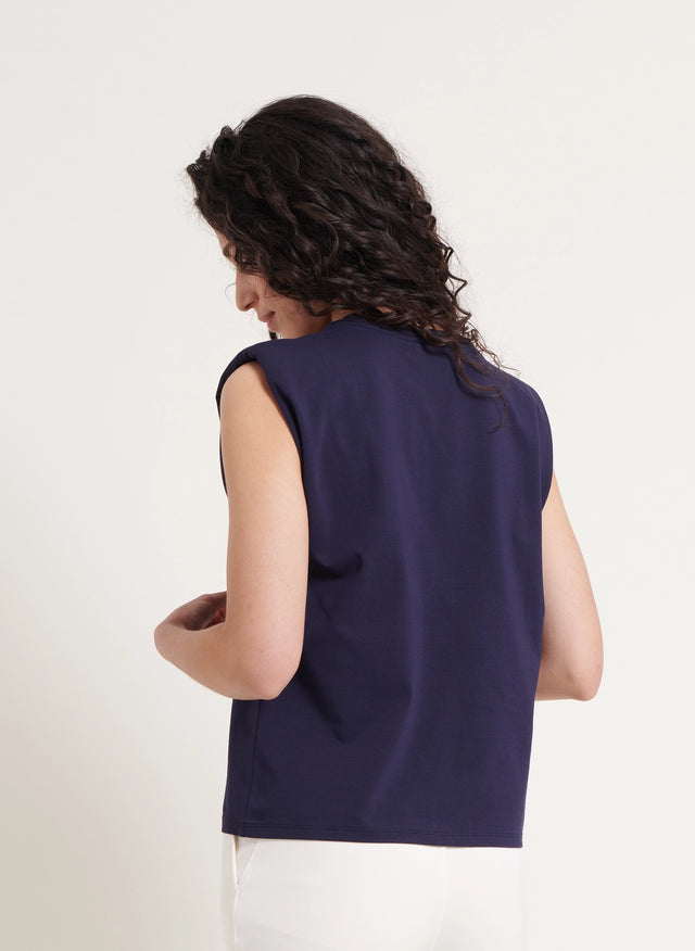 Naf Naf T-shirt Anisa Bleu Marine