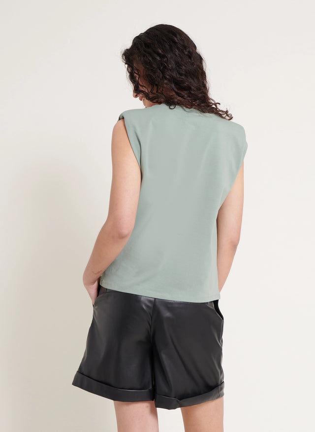 Naf Naf T-shirt Anisa Light Green