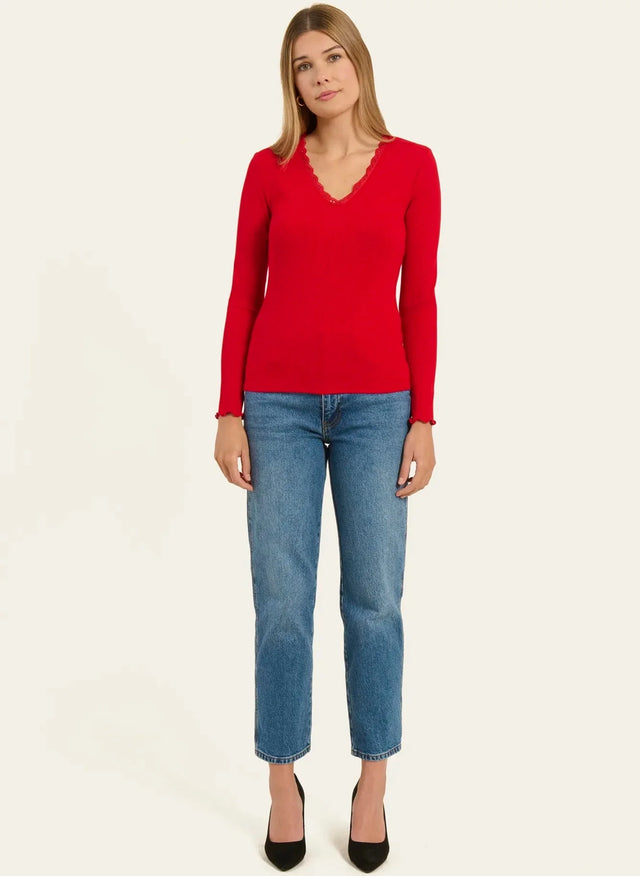 Naf Naf T-shirt Canberra Rouge