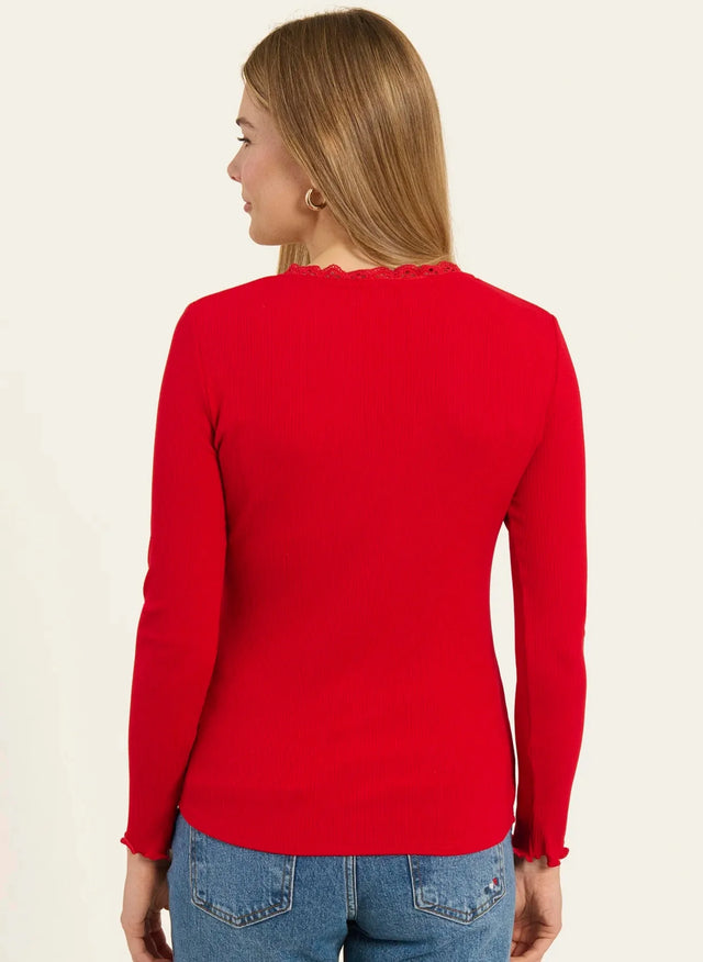 Naf Naf T-shirt Canberra Rouge