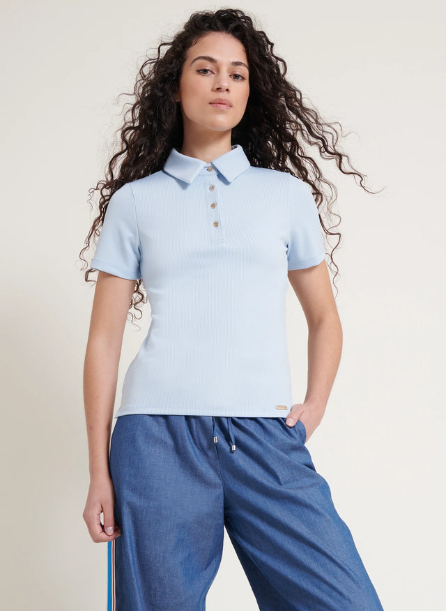 Naf Naf T-shirt Ceren Bleu