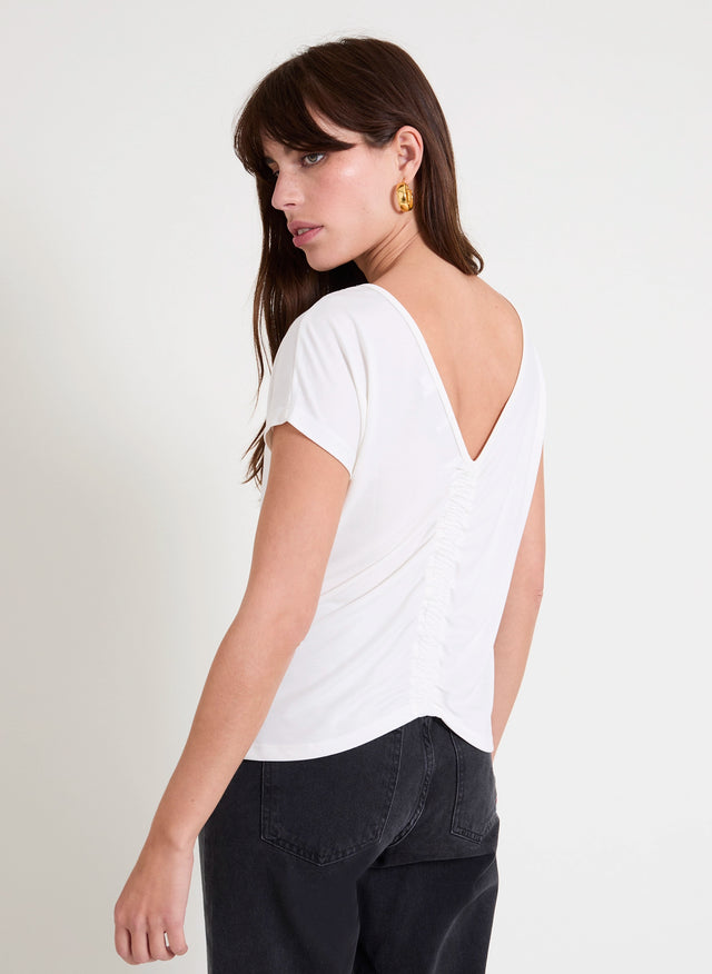 Naf Naf T-shirt Filo Ecru