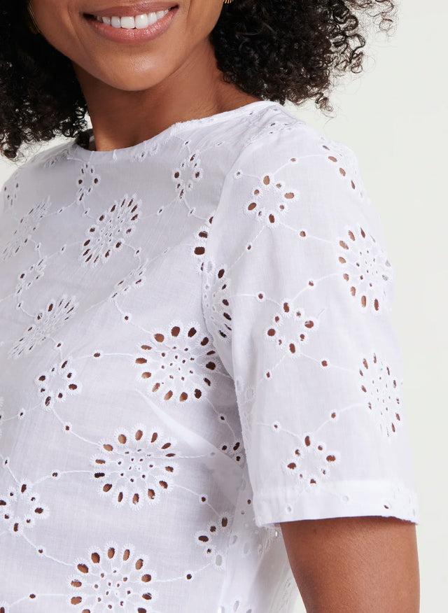 Naf Naf T-shirt Hanabie Blanc