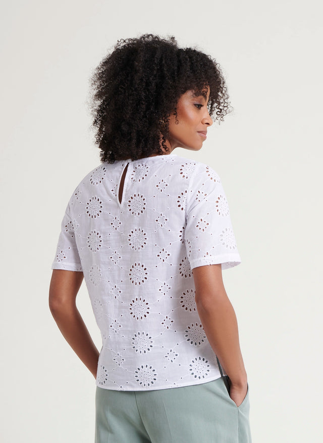 Naf Naf T-shirt Hanabie Blanc