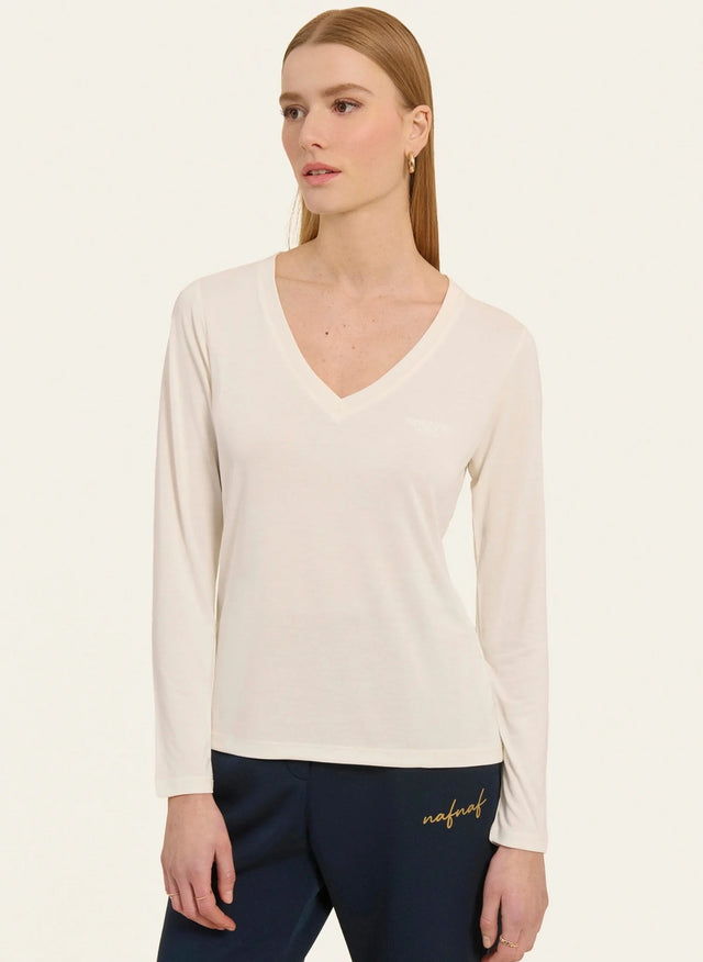 naf naf T-shirt Jale Ecru