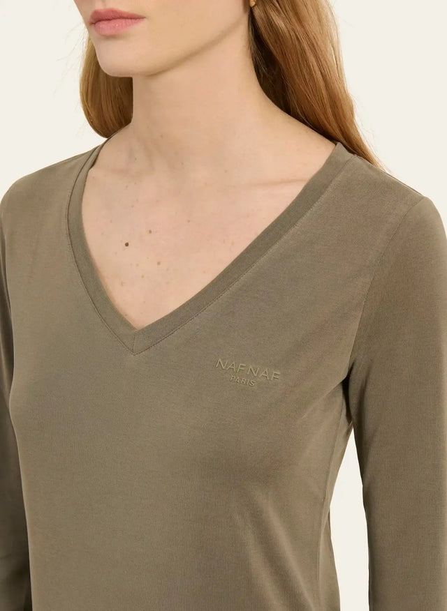 Naf Naf T-shirt Jale Kaki