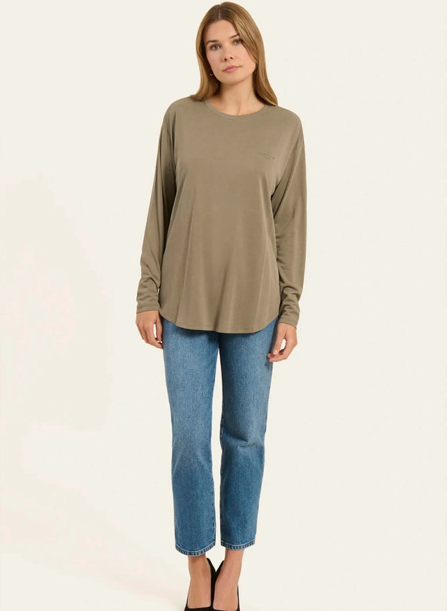 Naf Naf T-shirt Lale Kaki