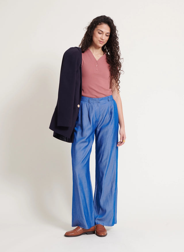 naf naf T-shirt Mirabel Boir de Rose