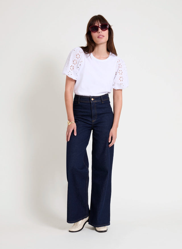 naf naf T-shirt Omeani Blanc