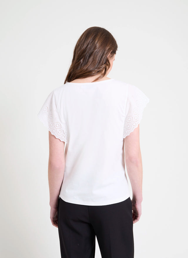 Naf Naf T-shirt Onara Ecru