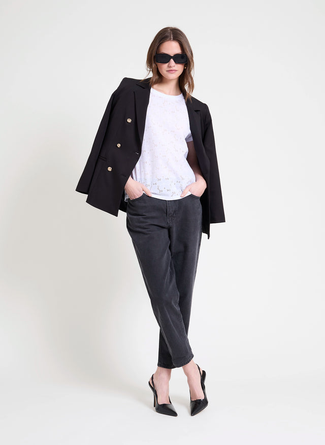 Naf Naf T-shirt Osue Blanc