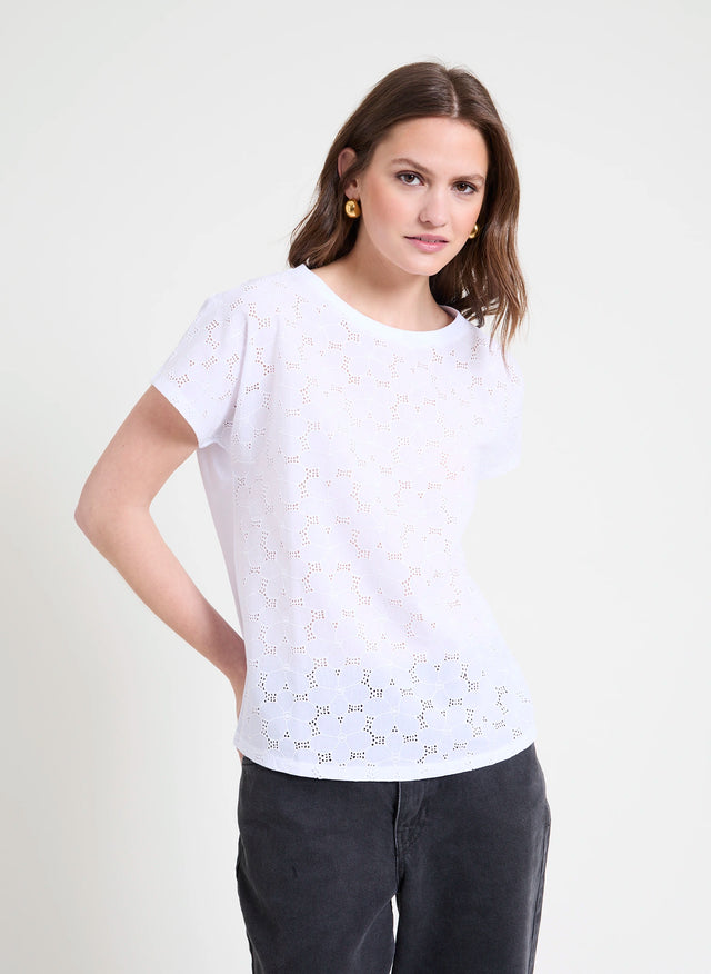 naf naf T-shirt Osue Blanc