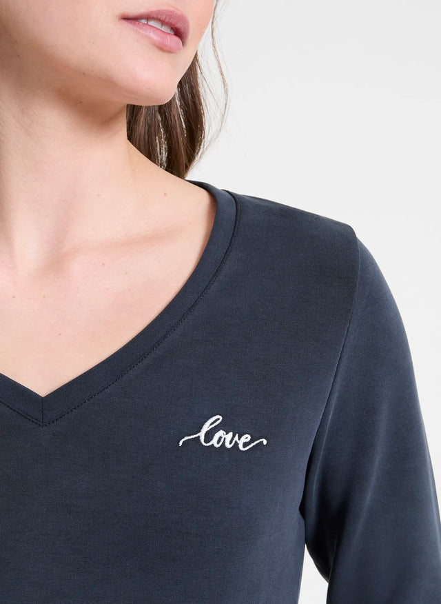 Naf Naf T-shirt Oulove Noir