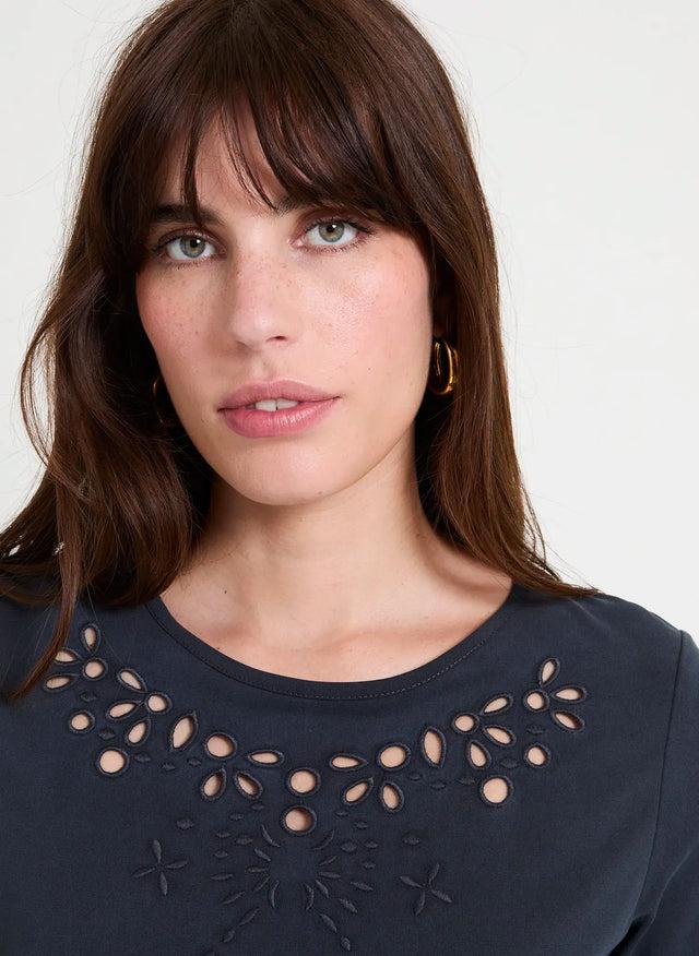 Naf Naf T-shirt Ourgent Noir