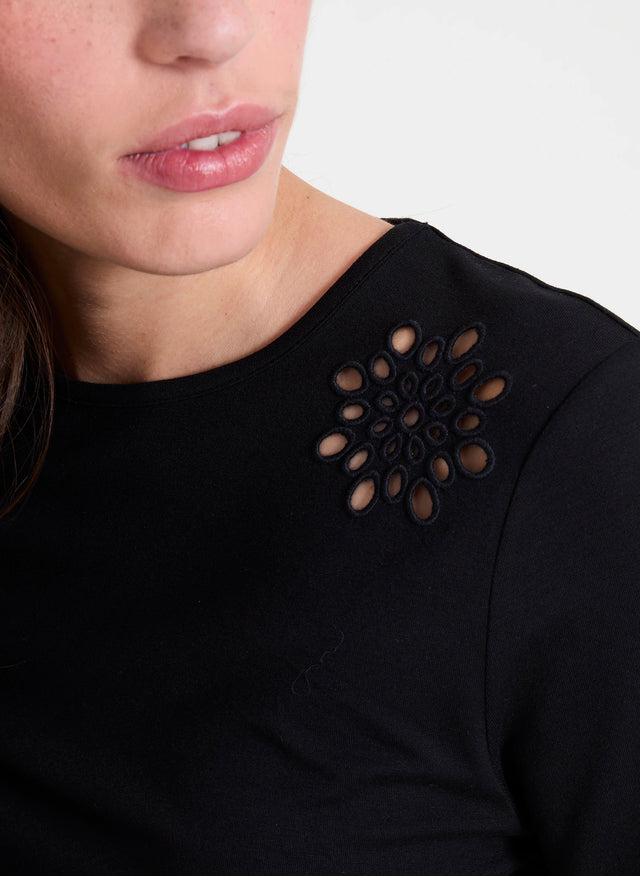 Naf Naf T-shirt Ourtine Noir