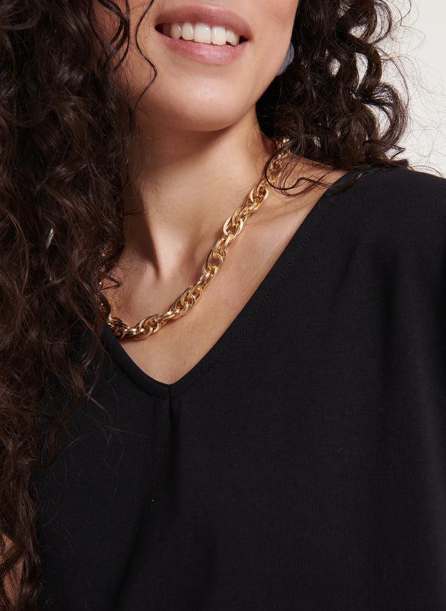 Naf Naf T-shirt Sacha Noir