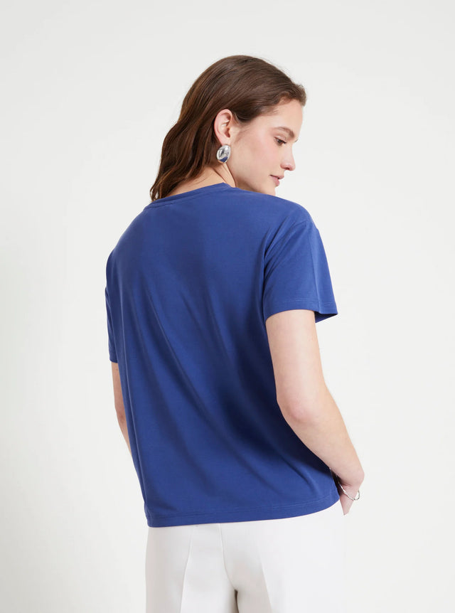 Naf Naf T-shirt Solena Bleu Moyen