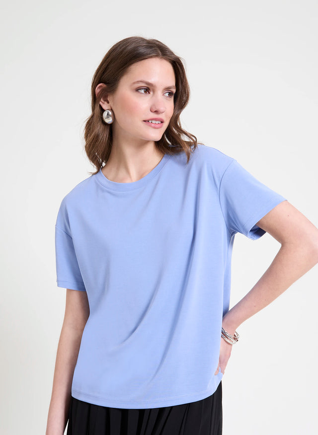 Naf Naf T-shirt Solena Chambray