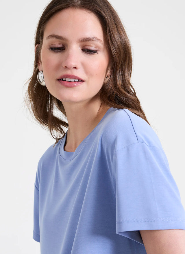 Naf Naf T-shirt Solena Chambray