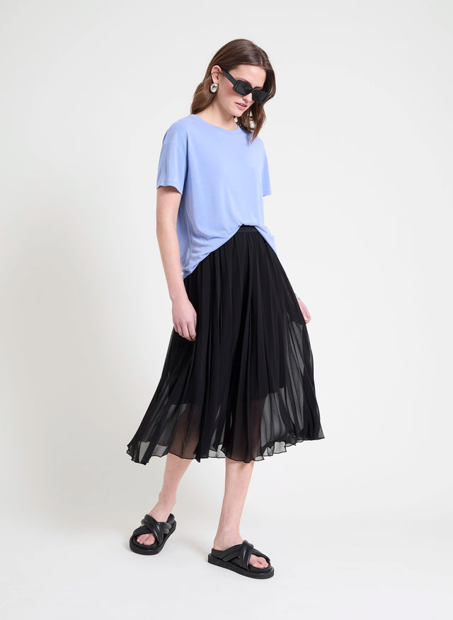 naf naf T-shirt Solena Chambray