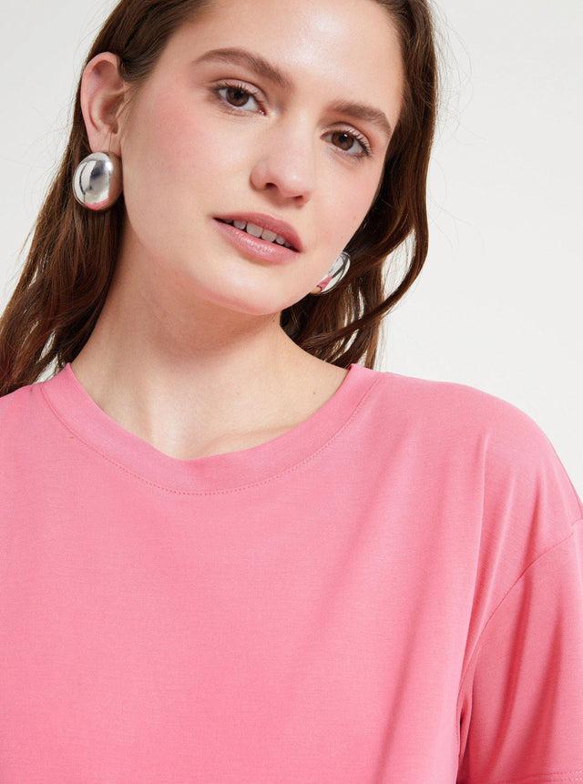 Naf Naf T-shirt Solena Flamingo