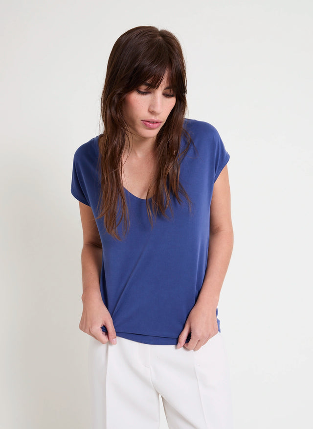 naf naf T-shirt Tala Bleu Moyen