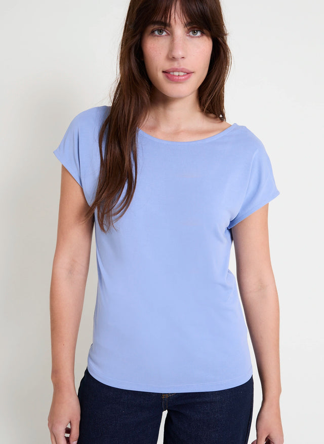 Naf Naf T-shirt Tala Chambray