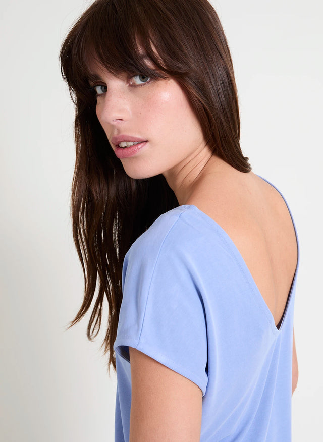 Naf Naf T-shirt Tala Chambray