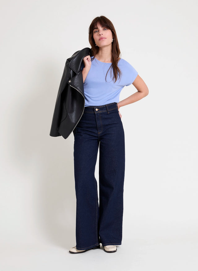 naf naf T-shirt Tala Chambray