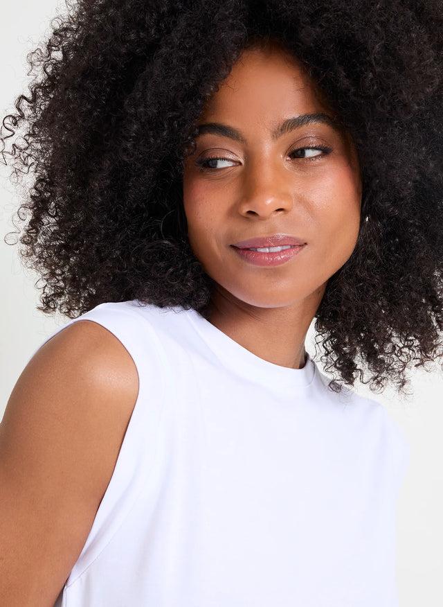 Naf Naf T-shirt Taline Blanc