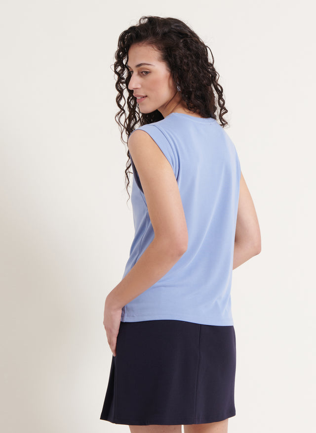 Naf Naf T-shirt Taline Chambray