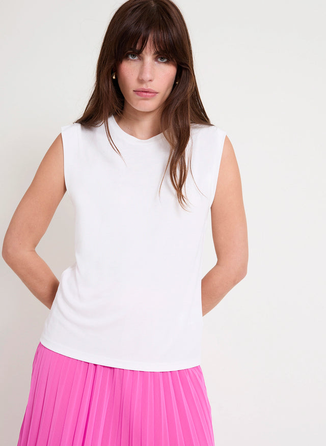 Naf Naf T-shirt Taline Ecru