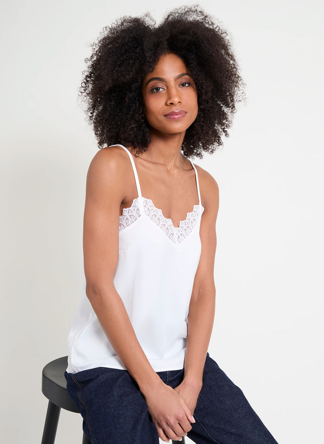 Naf Naf Top Hanae Ecru