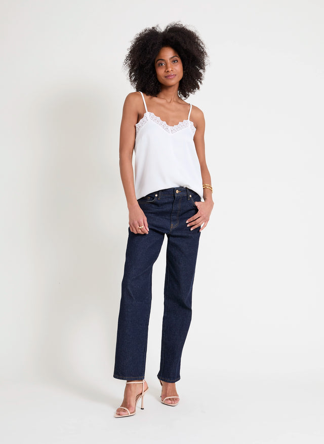 Naf Naf Top Hanae Ecru