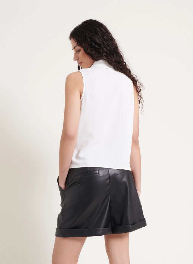 Naf Naf Top Homary Ecru