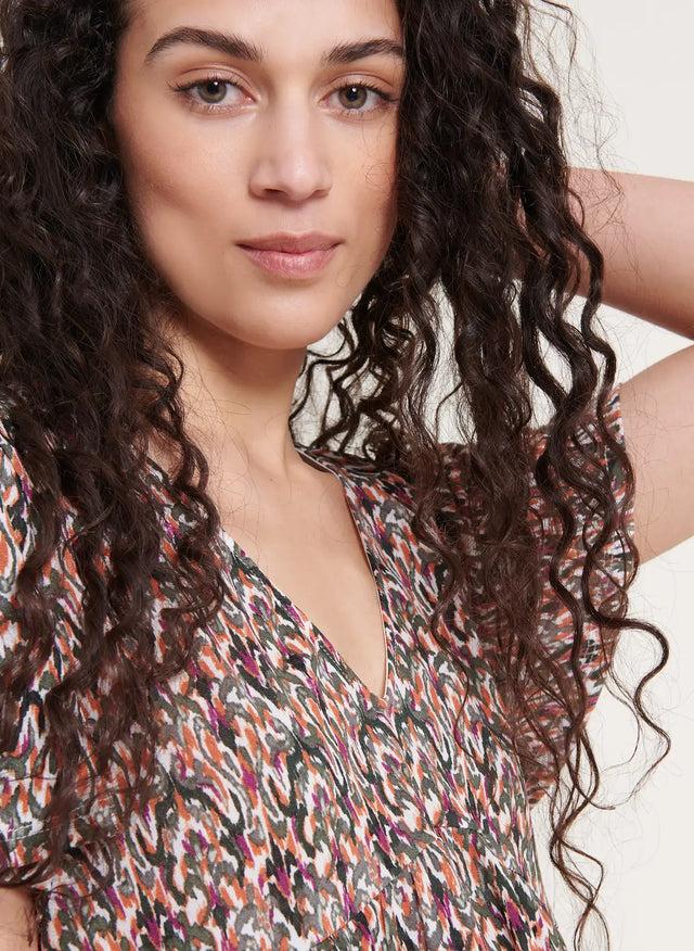 Naf Naf Top Isadora Noir/Vert