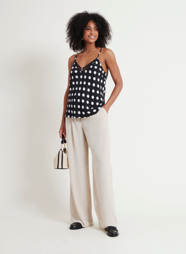 naf naf Top Jolia Noir/Blanc